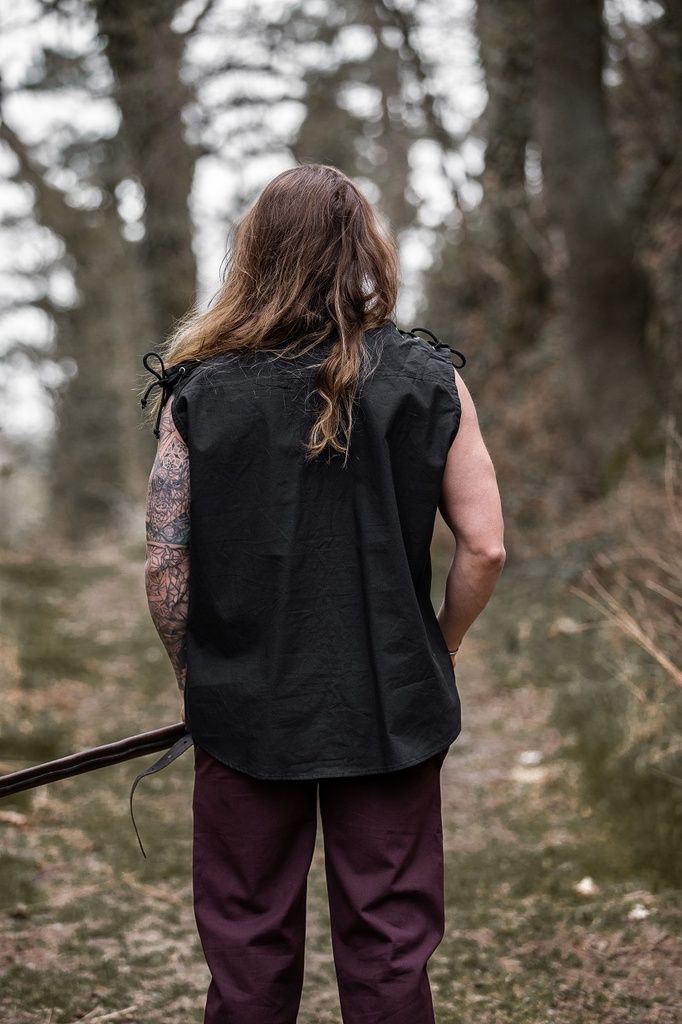 Ärmelloses Schnürhemd - Mittelalterhemd