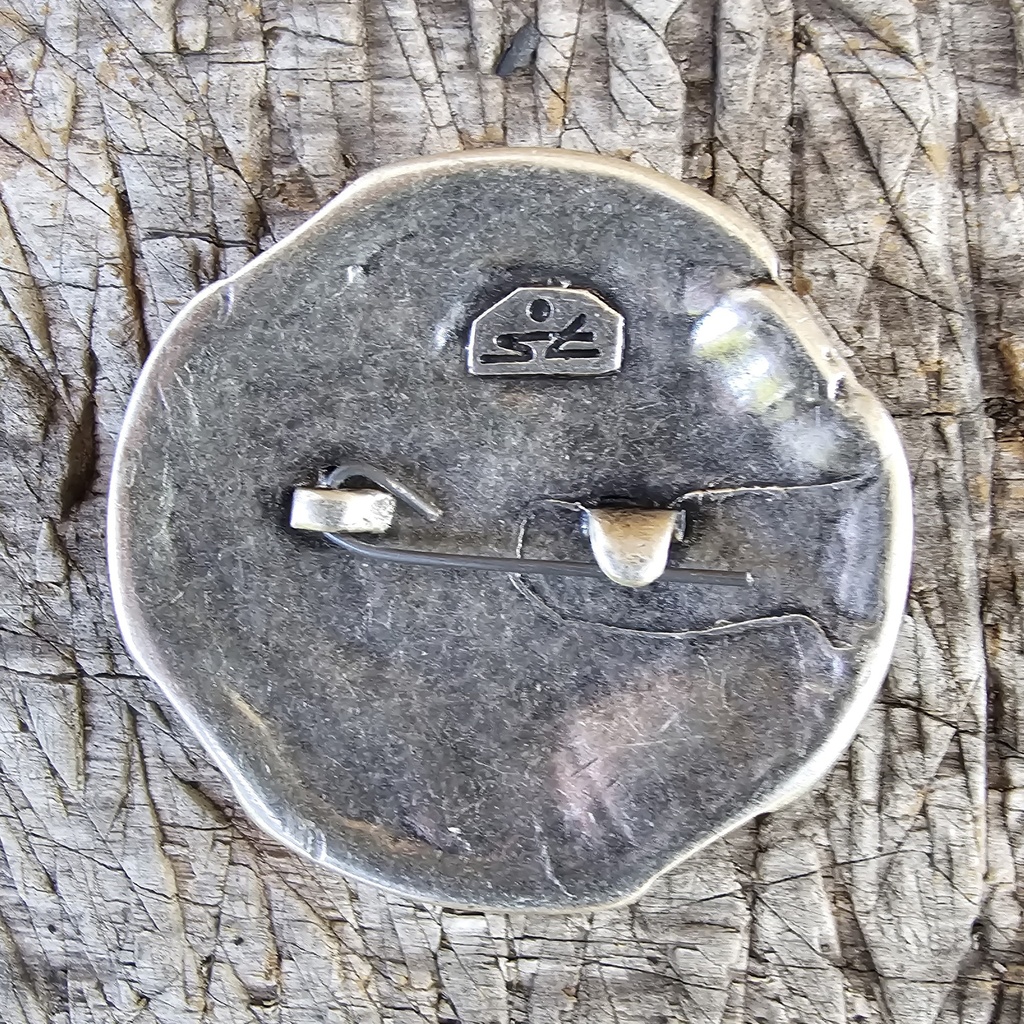 Fibel Brosche Keltenkreuz silberfarben