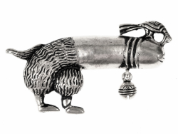 Pilgerzeichen "Phallustier mit Vogel" Bild 2