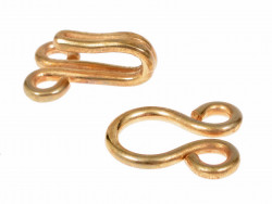 Haken und Öse Verschluss - mittel Bild 2