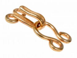 Haken und Öse Verschluss - mittel Bild 3