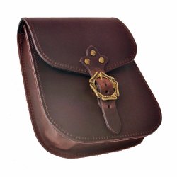 Mittelalter-Gürteltasche - Schnallenverschluss Bild 2