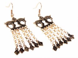 Klapperanhänger-Ohrringe Bild 3