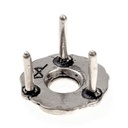 Florale Gürtel-Öse aus Bronze Bild 3