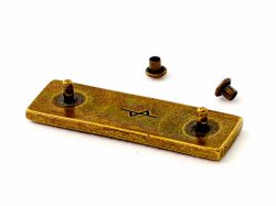 Alamannischer Gürtelbeschlag für 2 cm Bild 3