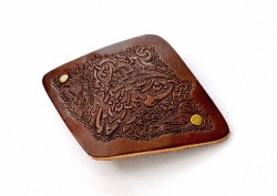 Kleine Leder-Haarspange - Clip Bild 3