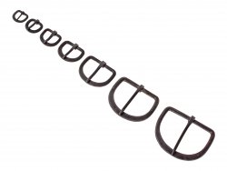 Geschmiedete Schnalle - für 4 cm-Gürtel Bild 3