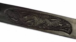 Leder-Armband in 4 cm Breite - Tribal Bild 3