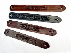 Leder-Armband in 3 cm Breite - Tribal Bild 5