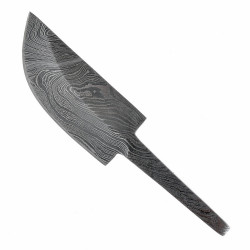 Damast-Messerklinge "Bauchfell" Bild 3