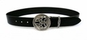 Buckle-Belt 4 cm / Triade - Spaltleder Bild 2