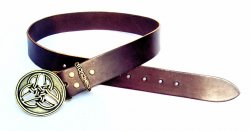 Buckle-Belt 4 cm / Triade - Kernleder Bild 3