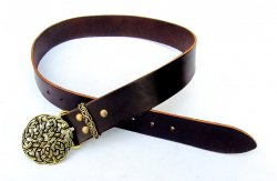 Buckle-Belt 4 cm / Knoten - Kernleder Bild 2