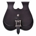 Große Nierentasche - Mittelalterliche Gürteltasche aus Leder