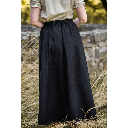 Mittelalterrock aus schwerer Baumwolle "Smilla" Schwarz