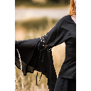 Bluse "Carmen" Volants Schwarz