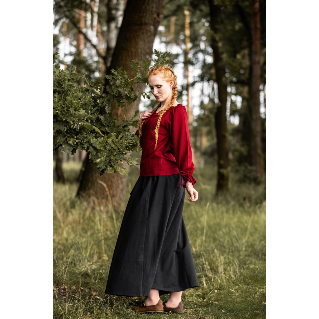 Mittelalterbluse "Edith"Rot