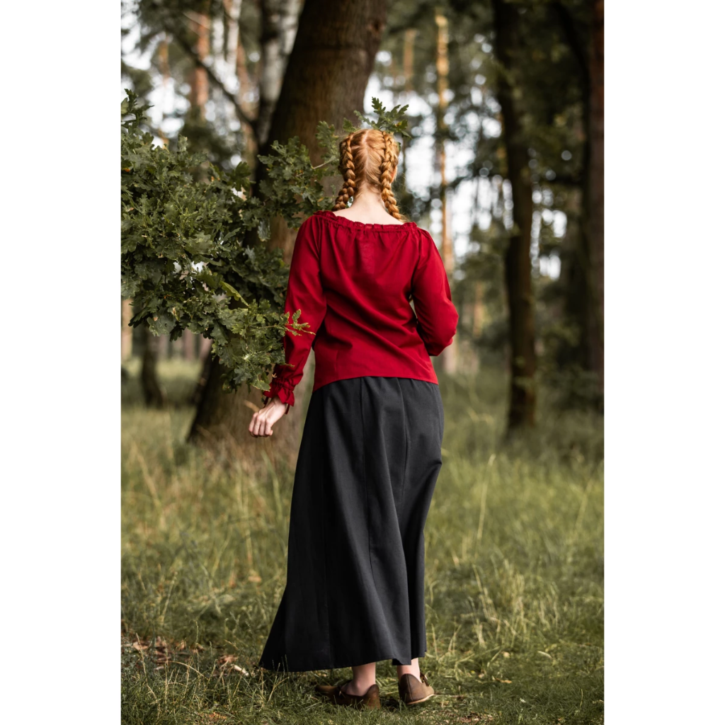 Mittelalterbluse "Edith"Rot