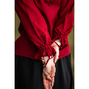 Mittelalterbluse "Edith"Rot