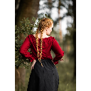 Mittelalterbluse "Edith"Rot