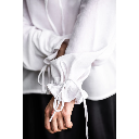 Mittelalterbluse "Edith" Weiß