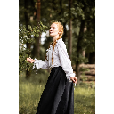 Mittelalterbluse "Edith" Weiß