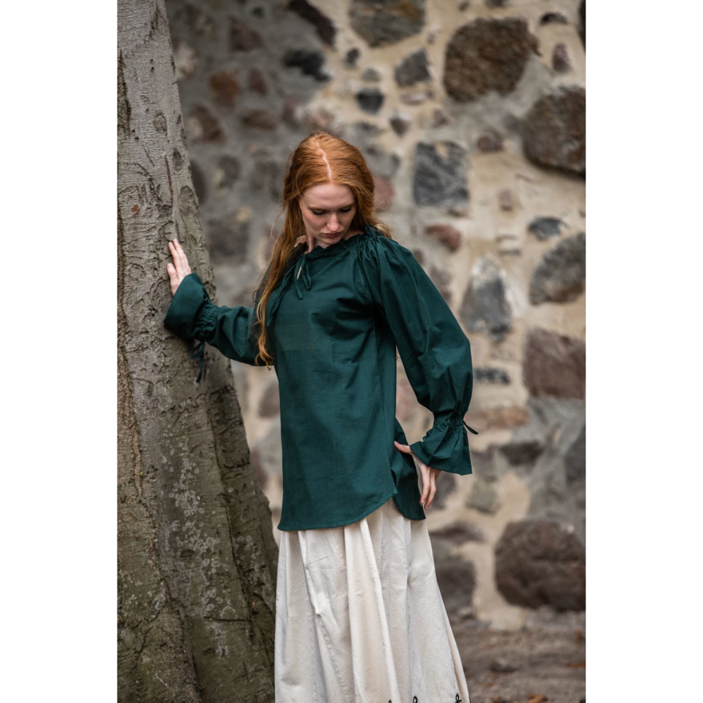 Mittelalterbluse "Morgan" Grün
