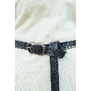 Keltischer Ledergürtel "Merle" Schwarz