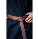 Lederringgürtel mit durchgehender keltischer Prägung Braun