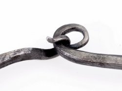 Geschmiedeter Halsring aus Eisen Bild 3