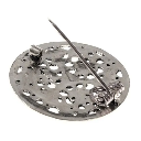 Wikinger Scheibenfibel im Borrestil Bronze