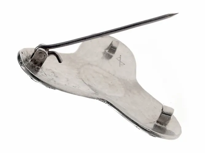 Kleeblattfibel aus Kaupang  im Osebergstill Bronze