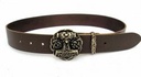 Buckle-Belt 4 cm / Mjölnir - Spaltleder Bild 2