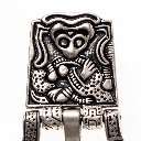 Wikinger-Schnalle im Borrestil - 2 cm