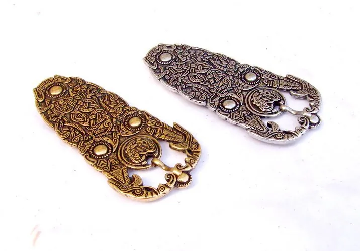 Sutton Hoo Prächtige Gürtelschnalle 5 cm - Mittelalter, Reenactment und Larp