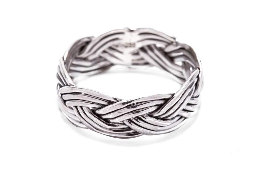 [17163-001] Keltischer Ring "Calla" aus 925er Silber – 7 mm Breite  (14 / 44)