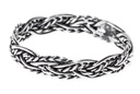 Ring Ricara aus Silber 925 – Zarter Wikinger Zopfring 3 mm handgeschmiedet