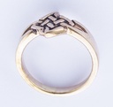 Celtic Ring BRIGID aus Bronze – 8 mm Keltischer Knotenschmuck inspiriert von der Göttin Brigid