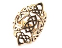 Langer Celtic Ring RIGANI aus Bronze – 2,1 cm Keltischer Knotenring inspiriert von der Göttin Rigani