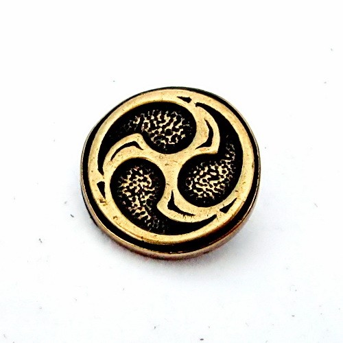 [WK-5409-2015-001] Zierniete „Maßwerk“ (S) – Filigraner Beschlag im Stil der Hoch- und Spätgotik (bronze)