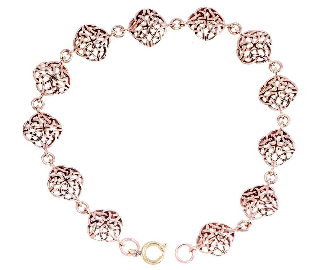 Armband  Celtic Armkette AKIRA 18.5 cm Keltische Knoten Armband Vintage Bronze 18.5 cm