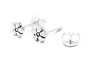 Ohrstecker Lilly aus Silber – Kleine Blumen Ohrringe 925er florales Design 5 mm