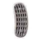 Zierbeschlag „Gitter“ – Silberfarbener Steampunk-Beschlag im Grillgitter-Design