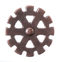 Wheel, kupferfarbener Beschlag