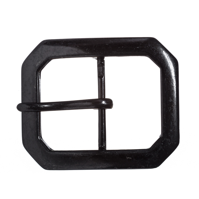 Schließe „Pirat Jack“ – Schwarze Schnalle im markanten Piratenstil für 5 cm Gürtel