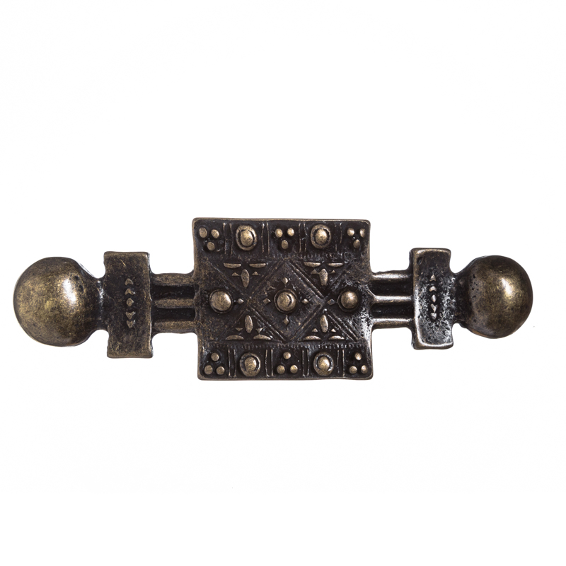 Kimbern-Schließe, altmessingfarben