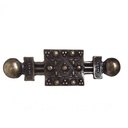 Kimbern-Schließe, altmessingfarben