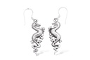 ZAIRA Ohrringe aus Silber – Drachen Ohrhänger im Fantasy Stil 3,2 cm
