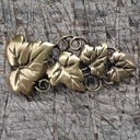 VINE, Blätter-Beschlag, messing Zamak Efeu