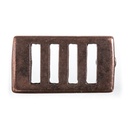 Zierbeschlag „Gitter“ – Kupferfarbener Steampunk-Beschlag im Grillgitter-Design